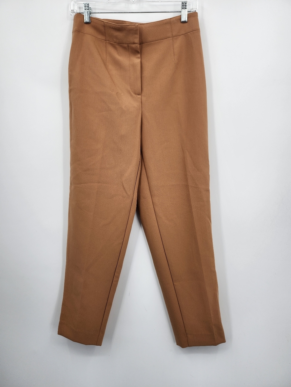 NWT Ann Taylor Size 2 Burnt Orange Lana Pants High Rise Slim Leg Women’s NEW